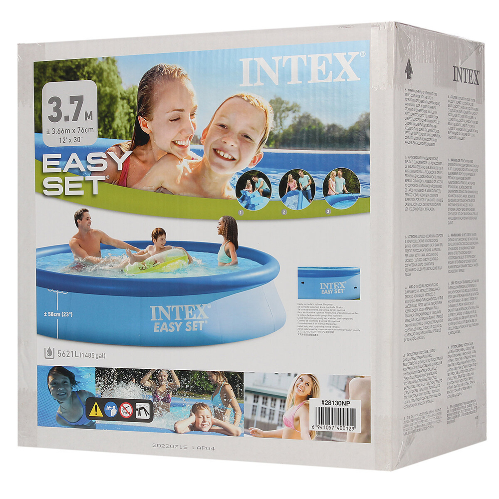 Бассейн Intex Easy Set 28130NP с надувным кольцом 366см*76см, от 6 лет