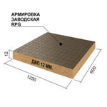 Панель звукоизоляционная Ruspanel RPG Eco Comfort 1250х600х12 мм