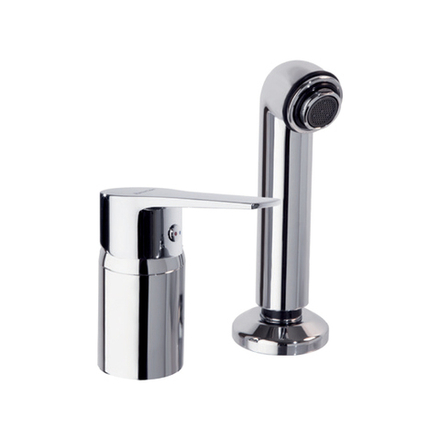 Встраиваемый смеситель для парикмахерской раковины с лейкой TITANIUM 182201