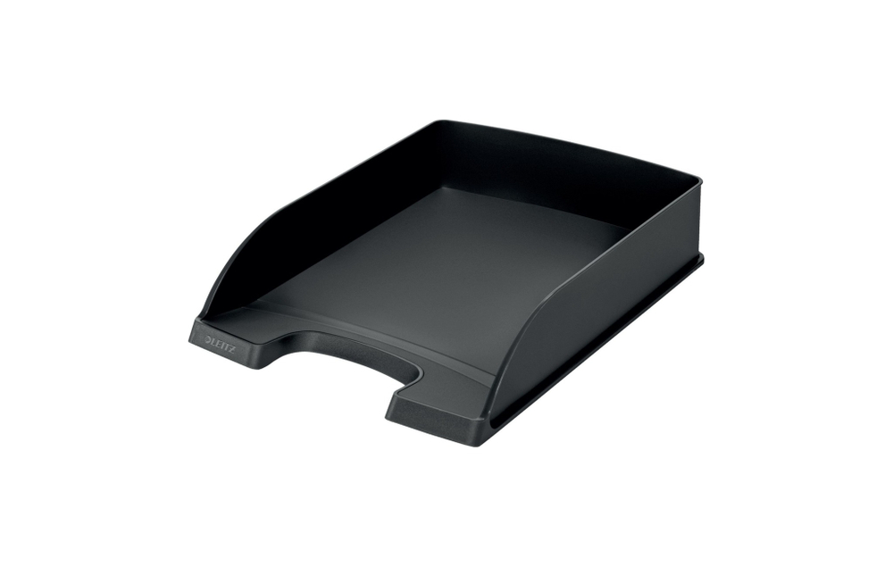Лоток горизонтальный Leitz Plus A4 242x330x60мм черный пластик 52270095