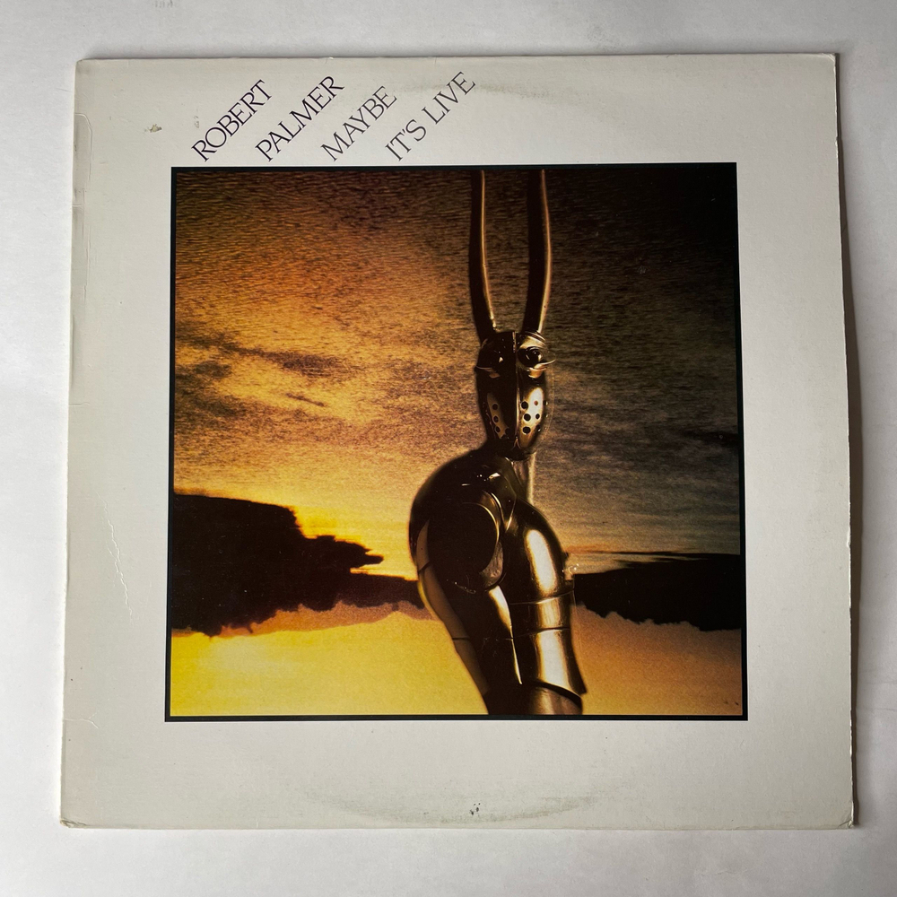 Винтажная виниловая пластинка LP Robert Palmer Maybe It's Live (Канада 1982)