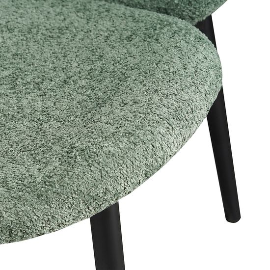 Стул bente, букле зеленый