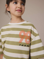 Футболка для девочки Next E44-340, 4 шт., Розовый, Бежевый, Хаки