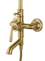 Душевая система WONZON & WOGHAND STEAM, Брашированное золото (WW-88739008-BG)