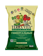 Грунт почвенный универсальный нейтральный ЖИВАЯ ЗЕМЛЯ (TERRA VITA) 10 л