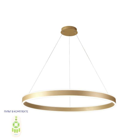 Подвесная люстра Crystal Lux MUCHOS SP88W LED D1000 GOLD