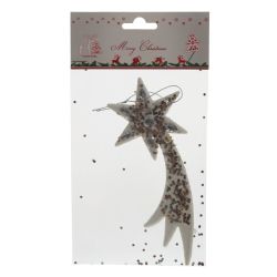 GAEM Украшение новогоднее "Звезда", L7,5 W1 H17,5 см