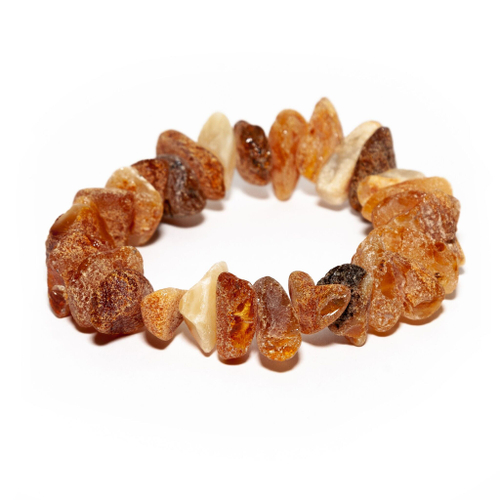 Браслет из натурального янтаря лечебного, бусины до 2 см.
