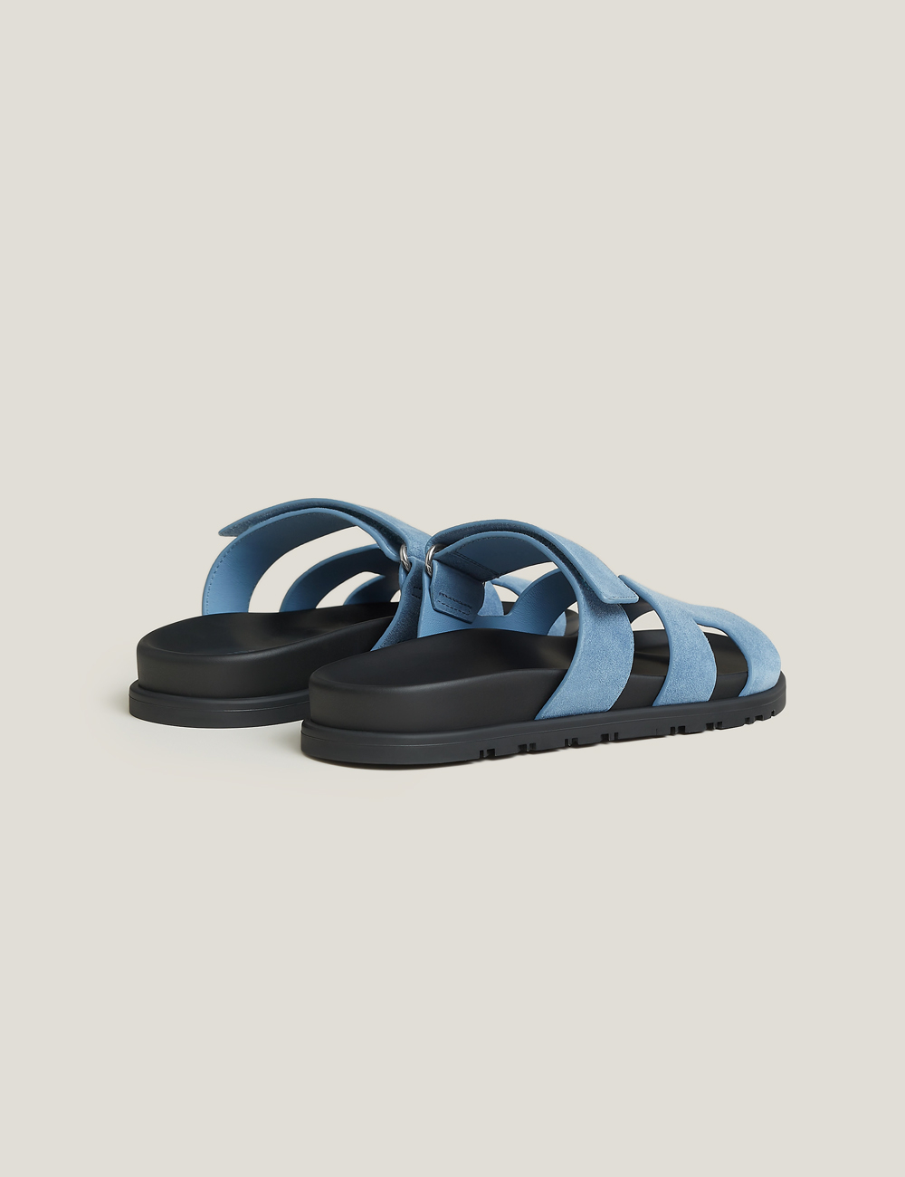Hermes Chypre Sandal W "Bleu Jean"