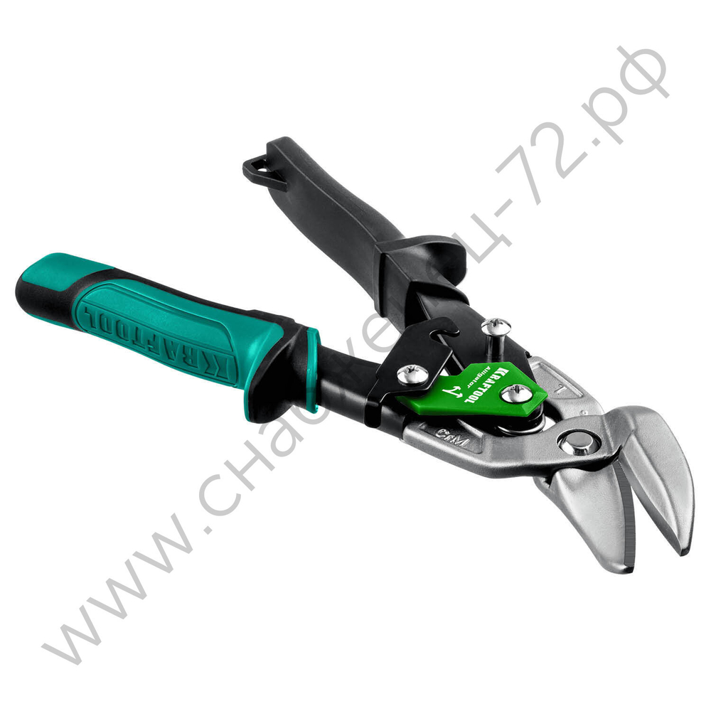 KRAFTOOL Alligator 250 мм, Левые усиленные ножницы по металлу с выносом (2328-OL)