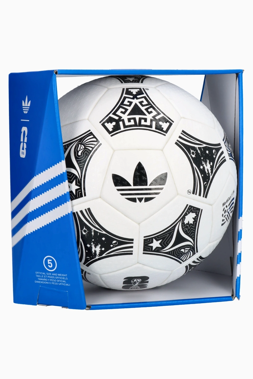 Футбольный мяч adidas FIFA World Cup Mash Up Pro размер 5 - белый