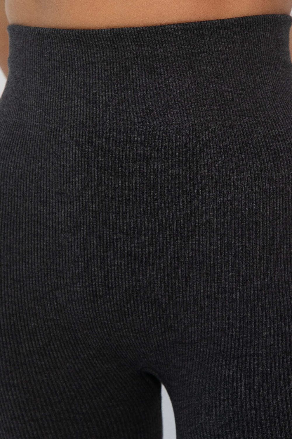 Лосины в рубчик утепленные (графит) Б14803-7М LT Collection