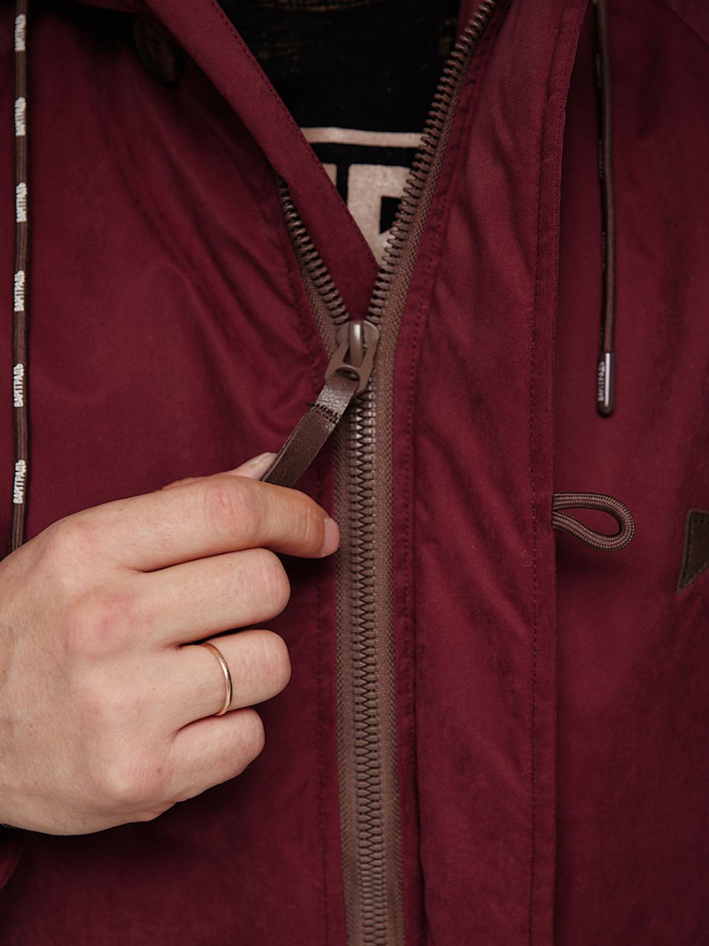 Куртка-Парка Варгградъ мужская бордо "Русколань"