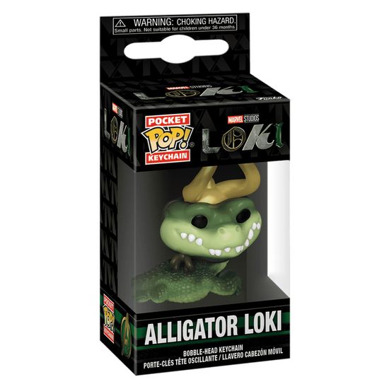 Брелок Funko Pocket POP! Marvel Loki Alligator Loki (Exc) 74027 / Брелок по мотивам сериала "Локи", Аллигатор Локи