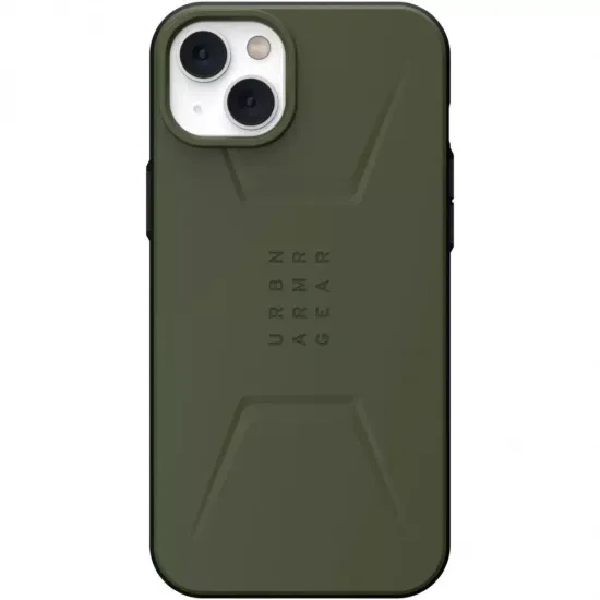 Чехол с поддержкой MAGSAFE Uag Civilian для iPhone 14 6.1", цвет оливковый (Olive Drab)