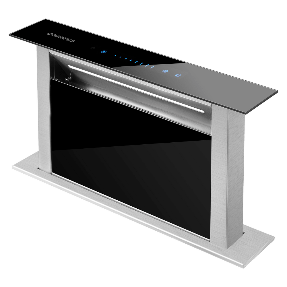 Кухонная вытяжка встраиваемая в столешницу MAUNFELD Prestige 90 чёрный