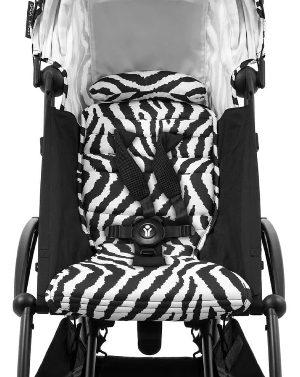 Коляска прогулочная Stokke YOYO3 рама белая White Zebra