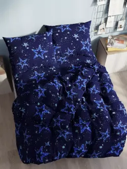 Наволочка комплект 2шт Полисатин Мечта "Астерия" 50x70 см на молнии