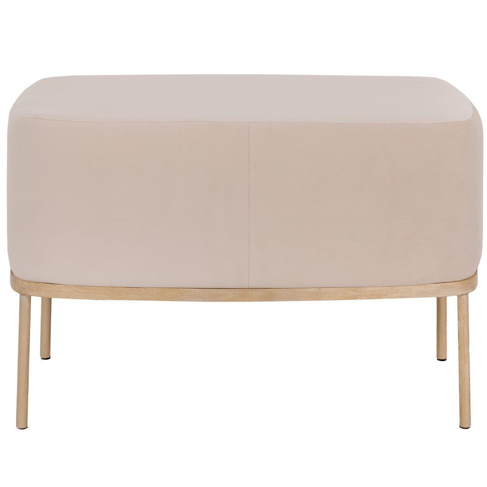 Банкетка Monstera Deliciosa (Монстера) Бежевая Айвори