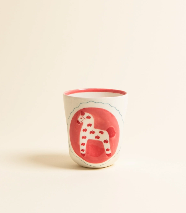 Стакан – Лошадка, розовый, 380 мл | Лукоморье