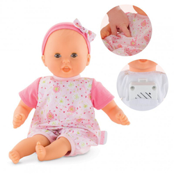 Мягкая интерактивная кукла Corolle - Bebe Calin со звуком 30 см, разговаривает и поет