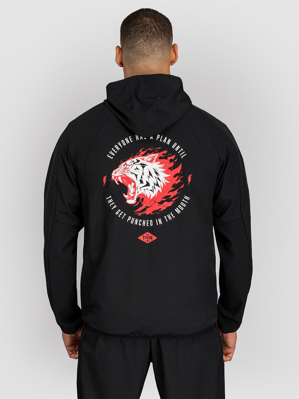 Ветровка Venum X Mike Tyson "Everyone has a plan" Black/Red