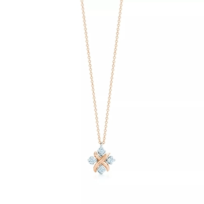Подвеска из розового золота с бриллиантами 💠Tiffany Lynn Shlumberge. В наличии