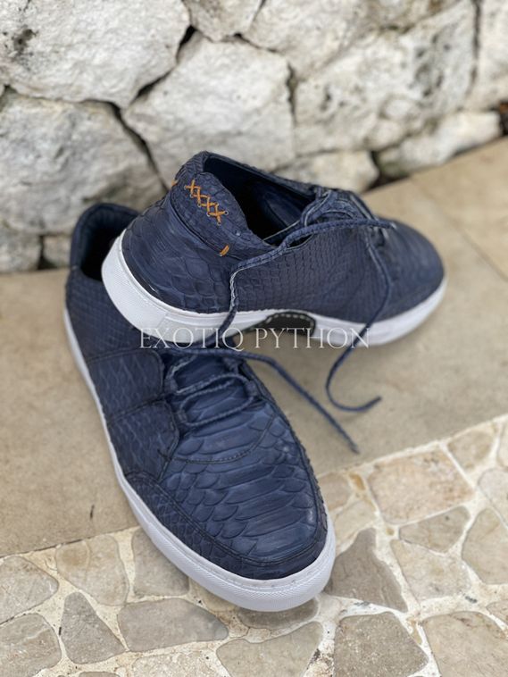 Кеды из кожи питона SH 137