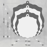 Акриловая медаль игра Го 1775-050
