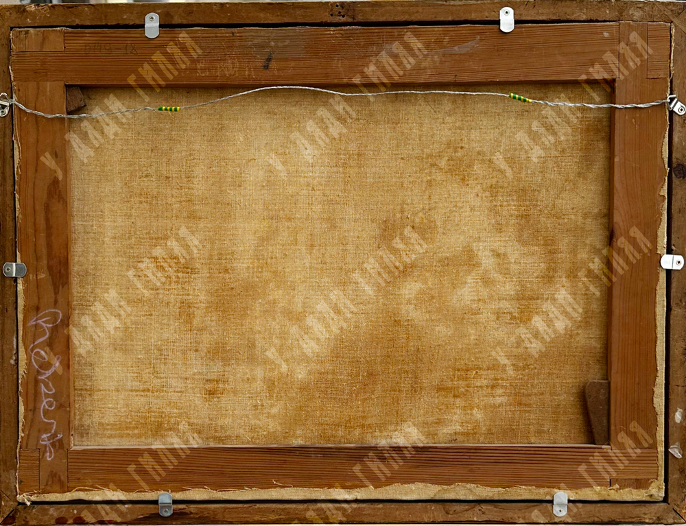 Школа старых мастеров. Царь Давид вручает письмо Урию. Испанская школа, XVIII в. Холст, масло.