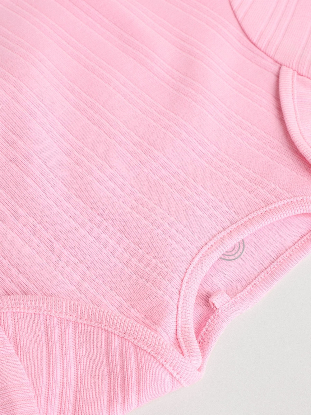 Боди с коротким рукавом для малышей Next E19-735, 5 шт., Розовый, Молочный