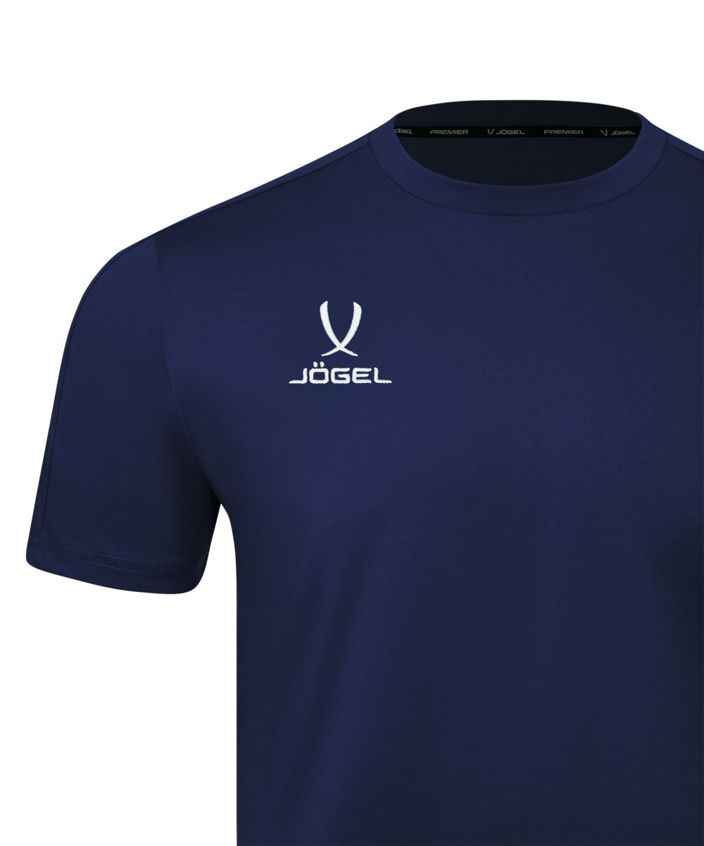 Футболка тренировочная JÖGEL PREMIER PerFormDRY TRN CVC Tee, темно-синий
