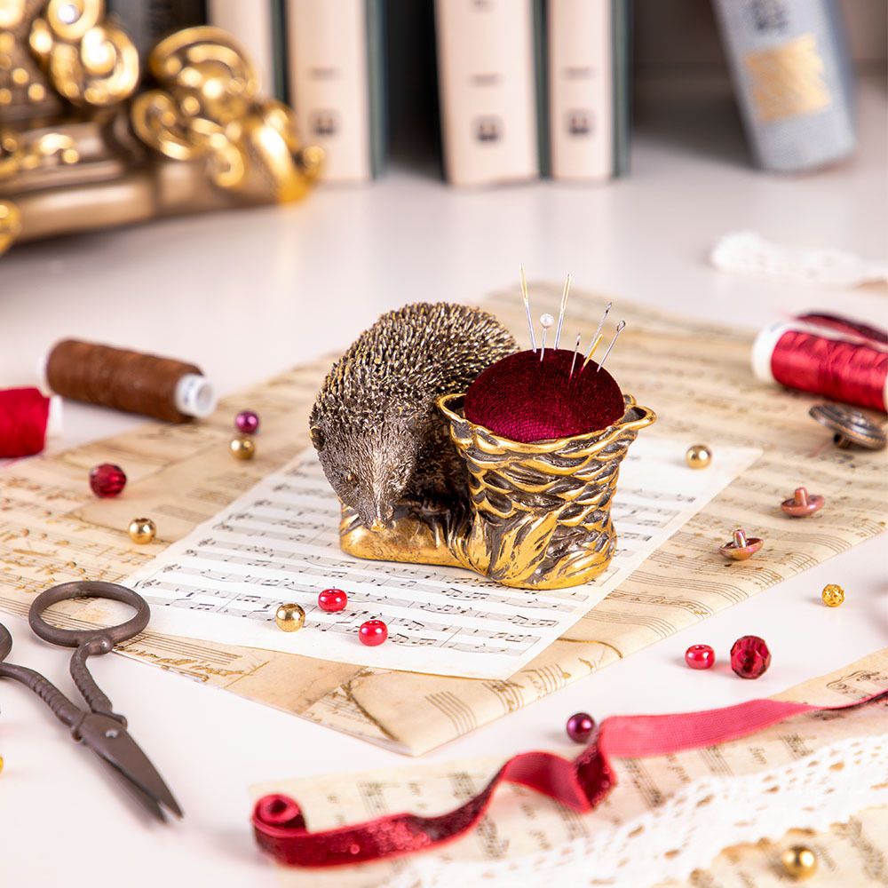 Игольница Ежик Барб Бронза