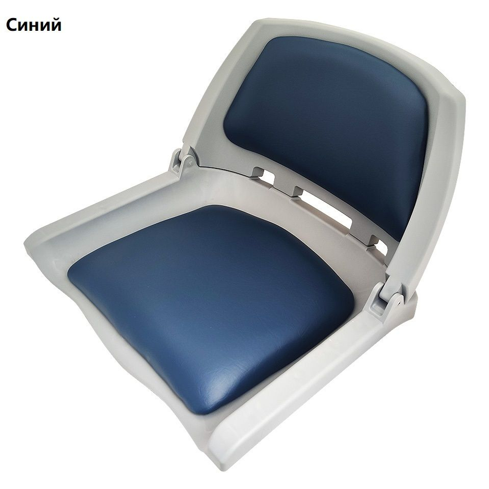 Сиденье с виниловыми подушками, серое