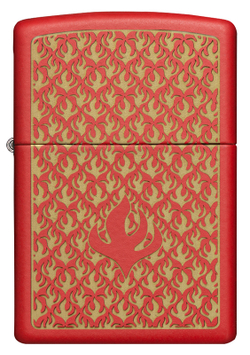 Зажигалка Red Matte Flame Pattern ZIPPO 49573