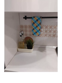 Рейлинг для кухни и ванной черный 110 см