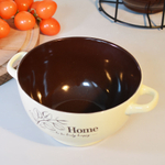 Набор бульонниц 6 предметов 650мл на подставке "Шоколад"