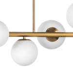 815083 Люстра CROCO 8х40W E14 ЛАТУНЬ