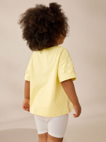 Футболка с вышивкой для девочки Next AD8-257, Светло-желтый