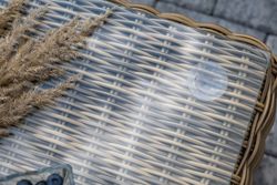 "Боно" лаунж-зона из искусственного ротанга, цвет соломенный