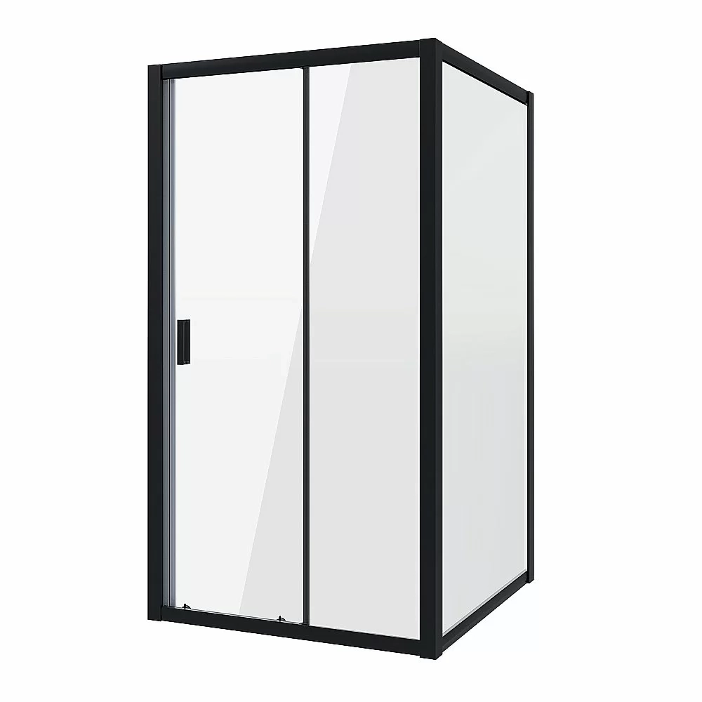 Душевой уголок Niagara Nova NG-82-9AB-A70B 90х70 алюминиевый профиль, прозрачный, раздвижные двери