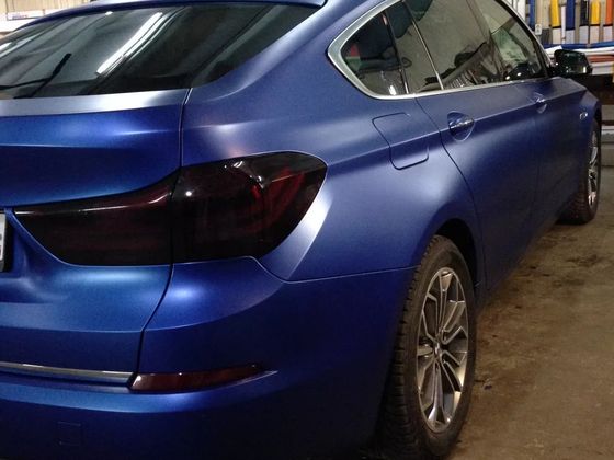 Плёнка матовая синяя металлик GS ML10D