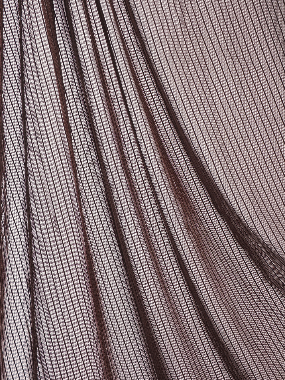 Сетка эластичная шоколад в полоску метражом