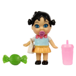 Куколка OLY в парике в чемоданчике на кодовом замке. Девочка 8см, арт.3381-1 (Bondibon)