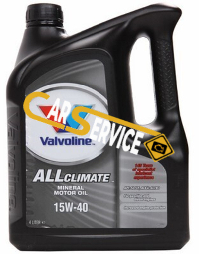 VALVOLINE ALL CLIMATE 15W40 4/1