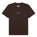 TSHRT SMR HALFTONE MINE LOGO Brown