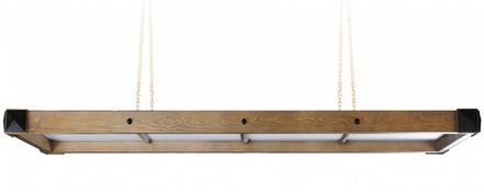 Лампа Evolution Охота 4 секции сосна (Дуб натуральный,фурнитура золото)