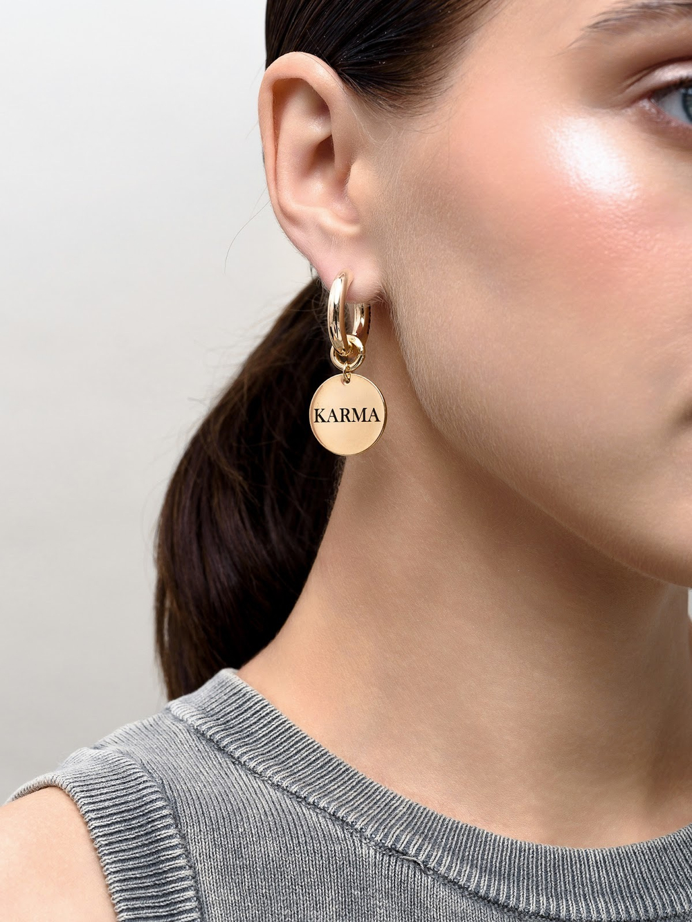 Серьги "Karma" Gold