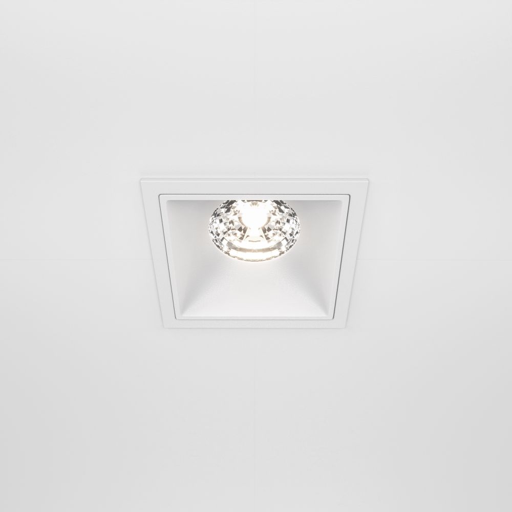 Модульный встраиваемый светодиодный светильник диммируемый Maytoni Alfa LED DL043-01-15W4K-D-SQ-W