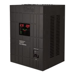 RS-1-10000WS Стабилизатор напряжения Uniel релейный однофазный настенный. с гальванической развязкой. 10000ВА